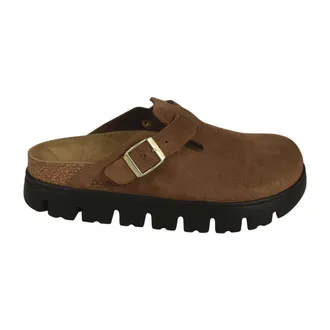 Birkenstock Mules, female, Brown, Size: 10 US Boston Chunky Narrow Fit