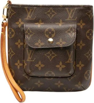 Louis Vuitton Pre-owned Clutches, female, Brown, Size: ONE SIZE Pre-owned Partition Clutch Bag