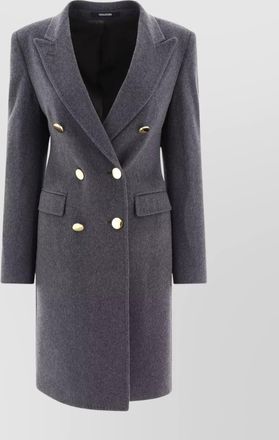 Tagliatore cashmere-blend double-breasted parigi coat