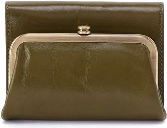 Hobo Robin Frame Wallet in Olive Veil at Nordstrom