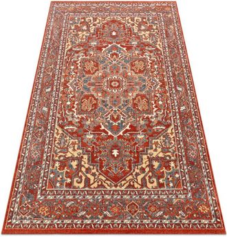 RugsX Rugsx - Wool Carpet legend 468 10 GB300 osta - Ornament, frame exclusive red / beige red 80x160 cm