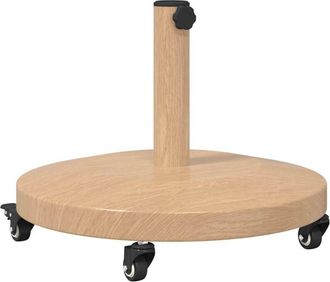 vidaXL Vidaxl - Bases Para Paraguas Exteriores Madera Clara 48 X 48 X 32.5 Cm