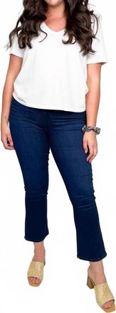 Paige Femme Crop Denim Jeans In Lumiere