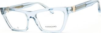 Ferragamo SF3021 450 Transparent Azure 54mm