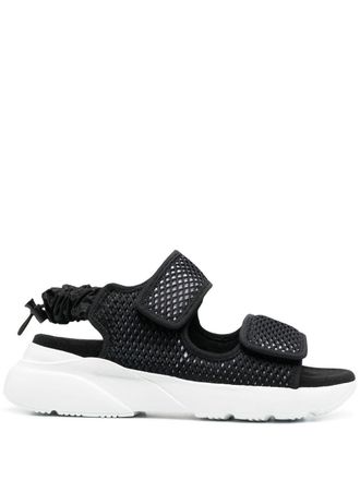 Hogan Sandalen met klittenband - Zwart