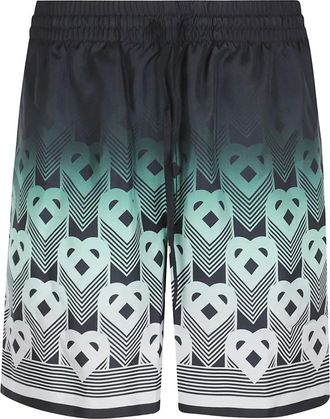 Casablanca Shorts con monogramma - Nero