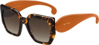Etro 0054/S 086/HA Womens Sunglasses Tortoiseshell Size 54
