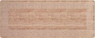 vidaXL Pasillo De Alfombra Marsa Blanco 100 X 250 Cm Poli&eacute;ster Y Pvc Vidaxl
