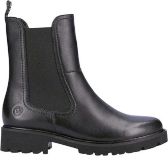 Remonte Enkellaarsjes - Dames - Enkellaarsjes - Zwart - 36 EU - Leer - Schoenen