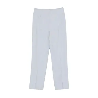 Alberta Ferretti Alberta Ferretti, Straight Trousers, female, Blue, Size: 2XS Straight-leg Jeans