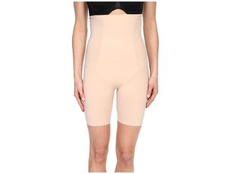 Spanx SPANX Shapewear for Women Thinstincts High-Waisted Mid-Thigh Shaping Short (Regular and Plus Sizes) Womens Underwear Soft Nude : MD
