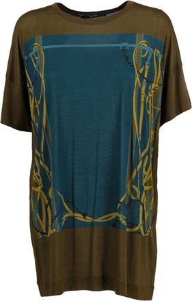 Gucci T-shirt con stampa grafica - Verde