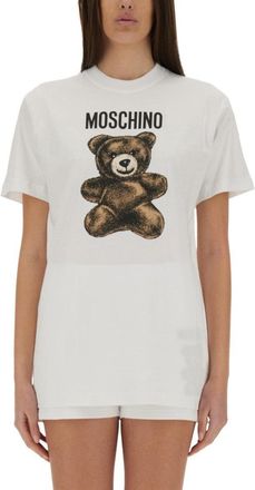 Moschino Playful Teddy Bear Graphic T-Shirt