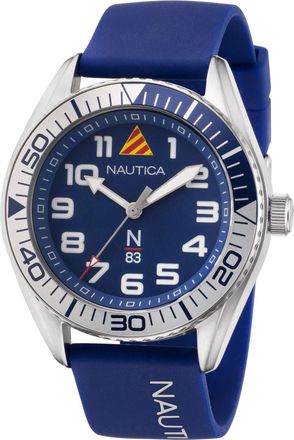 Nautica Finn World Silicone 3-Hand Watch