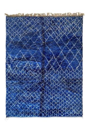 AFK Living Alfombra moderna bereber marroqu&iacute; azul 220 x 300 cm