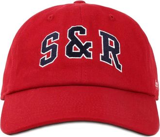 Sporty & Rich logo baseball cap - Red