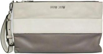 Miu Miu Pre-owned Clutch Bag - Dames - Vintage Clutch - Grijs - ONE Size - Leer - Vintage