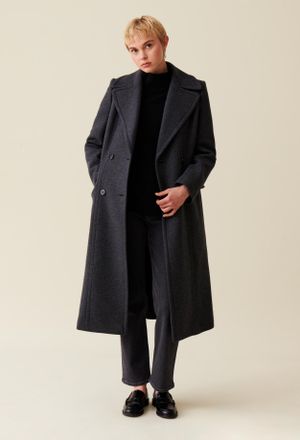 Claudie Pierlot Manteau long crois&eacute;