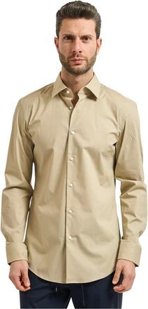 HUGO BOSS Hombre, Camisas, Beige, Talla: M