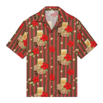 Dr&ocirc;le de Monsieur Short Sleeve Shirts, male, Multicolor, Size: L Short Sleeve Shirt