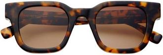 Freyrs Eyewear Atlas Square Sunglasses in Tortoise /Brown at Nordstrom