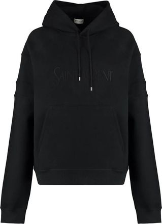 Saint Laurent Hoodies - Heren - Hoodies - Zwart - L - Katoen - Hoodies & sweatvesten