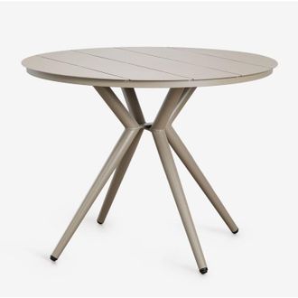 Sklum Sklum - Tavolo da giardino rotondo in alluminio Valerie