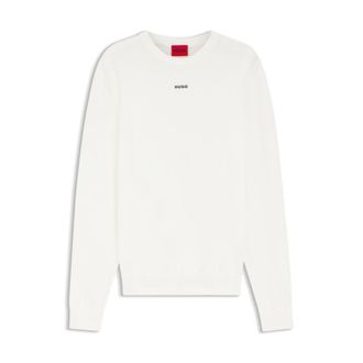 HUGO BOSS Logo-detail sweater in cotton