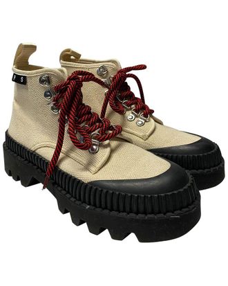 Proenza Schouler Womens Canvas PSWL Chunky Bootie (Authentic Pre-Loved)