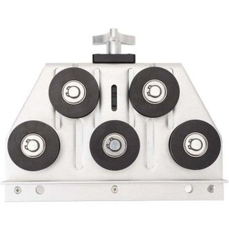 Elle Enderezador De L&iacute;nea De Combustible De Freno Ajustable De Aleaci&oacute;n De Aluminio Para Mangueras De Acero Inoxidable Y Cobre De 3/16 De Pulgada A 1/2 Pul