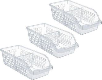 OEM Organizador De Refrigerador De 3 Piezas Con Separador - Organizador Transparente, Contenedor Para Cocina, Refrigerador Y Otros Organizadores