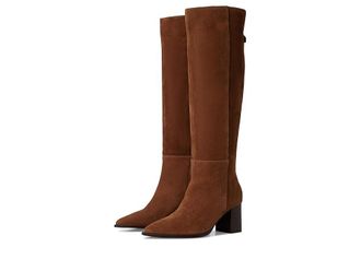 Vince Camuto Lilibet Knee High Boot Womens Boots Burnt Sugar : 6.5 M, Leather