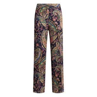 Etro Wijde broek - Dames - Wijde Broeken - Veelkleurig - S - Polyester - Broeken