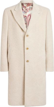 Etro Cappotto monopetto in misto lana - Toni neutri