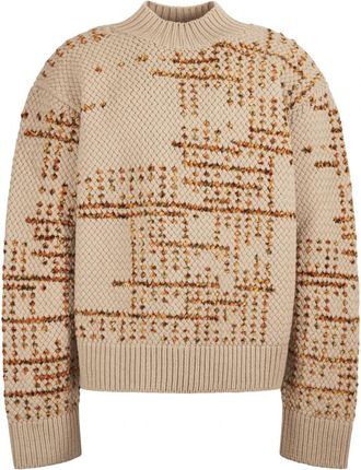 Dries Van Noten Beige Sweater Collectie - Heren - Coltruien - Beige - M - Truien & Vesten