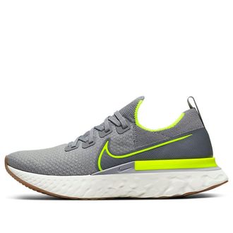 Nike React Infinity Run Flyknit Particle Grey Volt CD4371-008