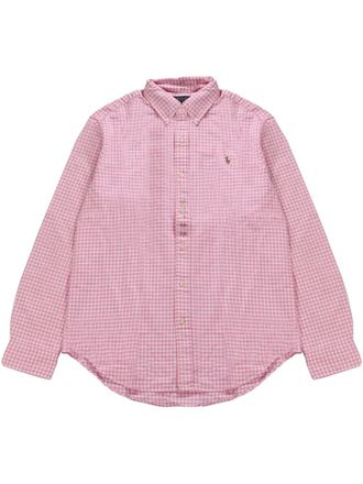 Polo Ralph Lauren cotton check-print shirt - Pink