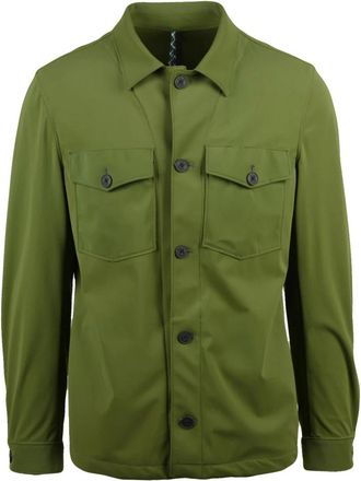 L.B.M. 1911 Nylon Shirt - Heren - Zomerjassen - Groen - XL - Nylon - Jassen