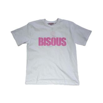 Bisous Skateboards T-Shirts, male, White, Size: XL T-shirt Pochoir