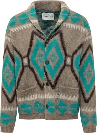 Amaranto Cardigan - Heren - Vesten - Beige - S - Truien & Vesten