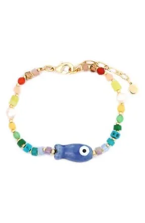 Panacea Beaded Fish Bracelet in Multi at Nordstrom Rack