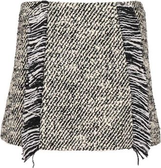 Durazzi Milano Carpet Miniskirt - Dames - Spijkerrokken - Zwart - M - Wol - Rokken
