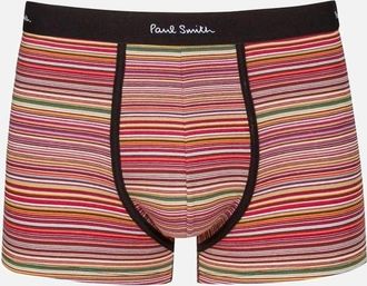 Paul Smith Mens Paul Smith Signature Stripe Boxer Trunk, Multi - Red - Size: 32/30/31