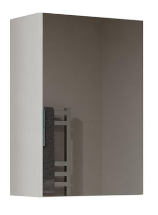 Hucoco Hucoco - Tonni - Armario Con Espejo De Pared 1 Puerta - Mueble De Cuarto De Ba&ntilde;o Con Espejo - Dimensiones 40x22x60 Cm - Almacenaje De Cuarto De Ba&ntilde;o