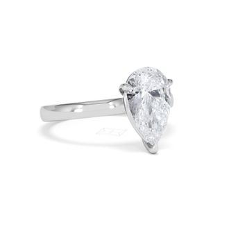 The Diamond Store Amora Pear 2.00ct Lab Diamond Engagement Ring F/VS Set in 18K White Gold