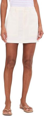 Liverpool L.A. Mid-Rise Utility Skorts with Patch Pockets Womens Skirt White : 12, Cotton/Elastane/Modal