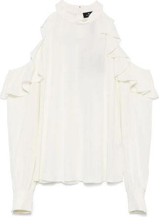 Etro Blusa con dettaglio drappeggiato - Bianco