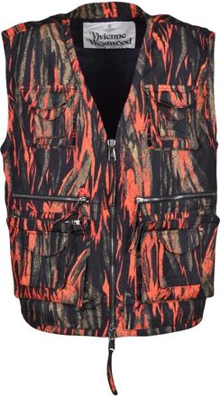Vivienne Westwood Jassen, Heren, Veelkleurig, L, Polyester, Smanicato Pesca Vest