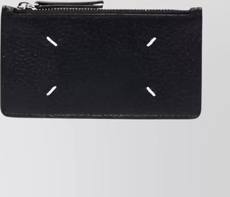 Maison Margiela leather zipped card holder