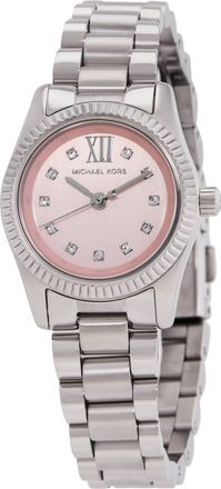 Michael Kors Petite Lexington Quartz Pink Dial Ladies Watch MK4996